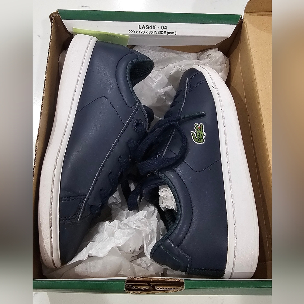 Lacoste kid's Carnaby EVO sneakers size 11